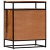 Sideboard Cabinet With Shelf 60x35x76 cm Solid Reclaimed Wood and Steel
