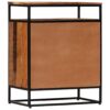 Sideboard Cabinet With Shelf 60x35x76 cm Solid Reclaimed Wood and Steel