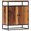 Sideboard Cabinet With Shelf 60x35x76 cm Solid Reclaimed Wood and Steel