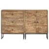Sideboard Set 2 Pieces Reclaimed Teak Wood