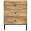 Sideboard Set 2 Pieces Reclaimed Teak Wood