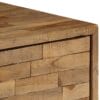Sideboard Set 3 Pieces Reclaimed Teak Wood