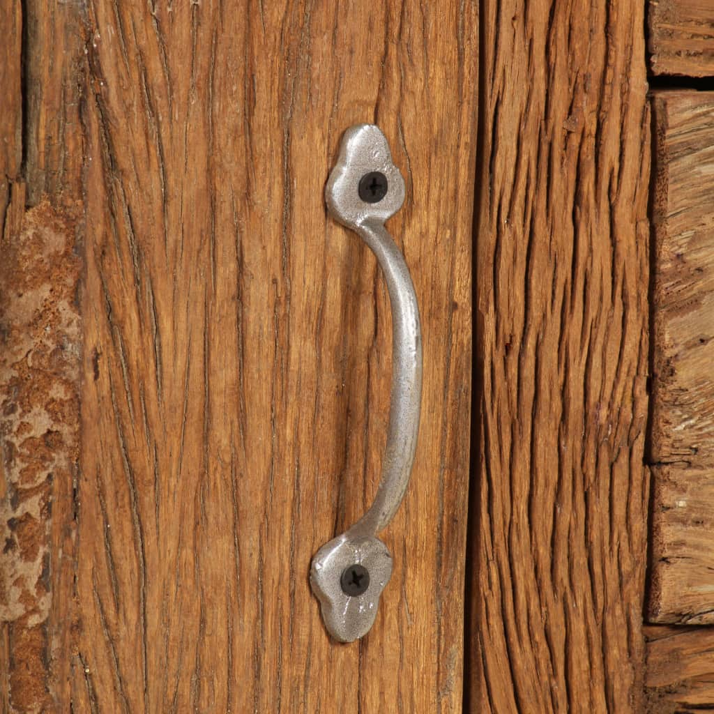 Sideboard Solid Reclaimed Sleeper Wood 160x40x76 cm