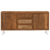 Sideboard Solid Reclaimed Sleeper Wood 160x40x76 cm