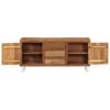Sideboard Solid Reclaimed Sleeper Wood 160x40x76 cm