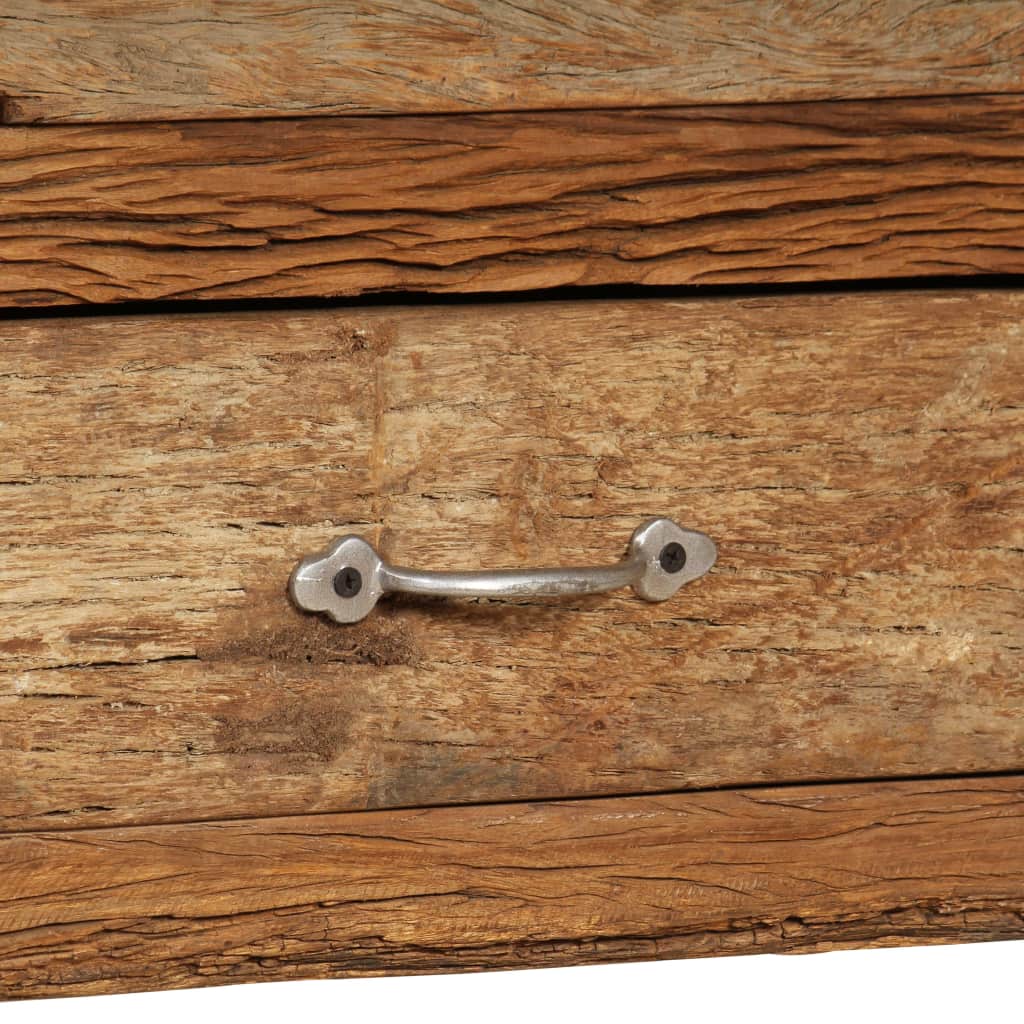 Sideboard Solid Reclaimed Sleeper Wood 160x40x76 cm