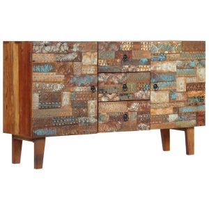 Sideboard Solid Reclaimed Wood 140x40x80 cm