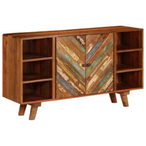 2 Door Sideboard Reclaimed Wood 140x40x80cm
