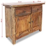 Sideboard Solid Reclaimed Wood 75x30x65 cm 7