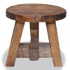 Stool Solid Reclaimed Wood 20x20x23 cm