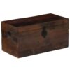 Storage Box Solid Reclaimed Sleeper Wood 80x40x40 cm