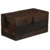 Storage Box Solid Reclaimed Sleeper Wood 80x40x40 cm
