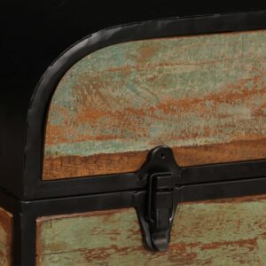 Trunk Storage Chest Solid Reclaimed Wood 60x60x35 cm