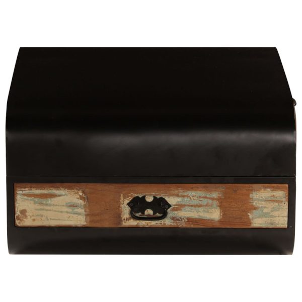 Trunk Storage Chest Solid Reclaimed Wood 60x60x35 cm
