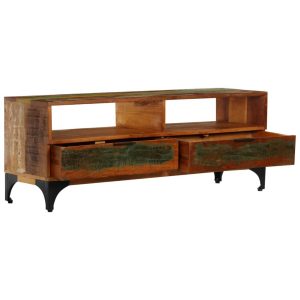 TV Cabinet 118x35x45 cm Solid Reclaimed Wood