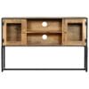 Industrial TV Cabinet 120x30x75 cm Solid Reclaimed Wood