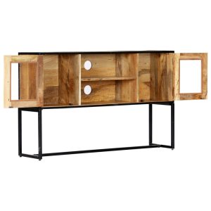 Industrial TV Cabinet 120x30x75 cm Solid Reclaimed Wood