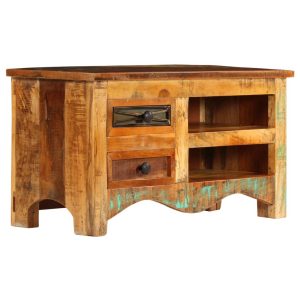 TV Cabinet 80x30x40 cm Solid Reclaimed Wood