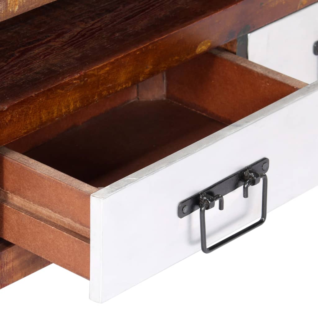 TV Cabinet 90x30x40 cm Solid Reclaimed Wood