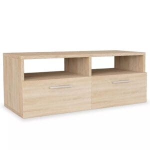TV Cabinet Chipboard 95x35x36 cm Oak