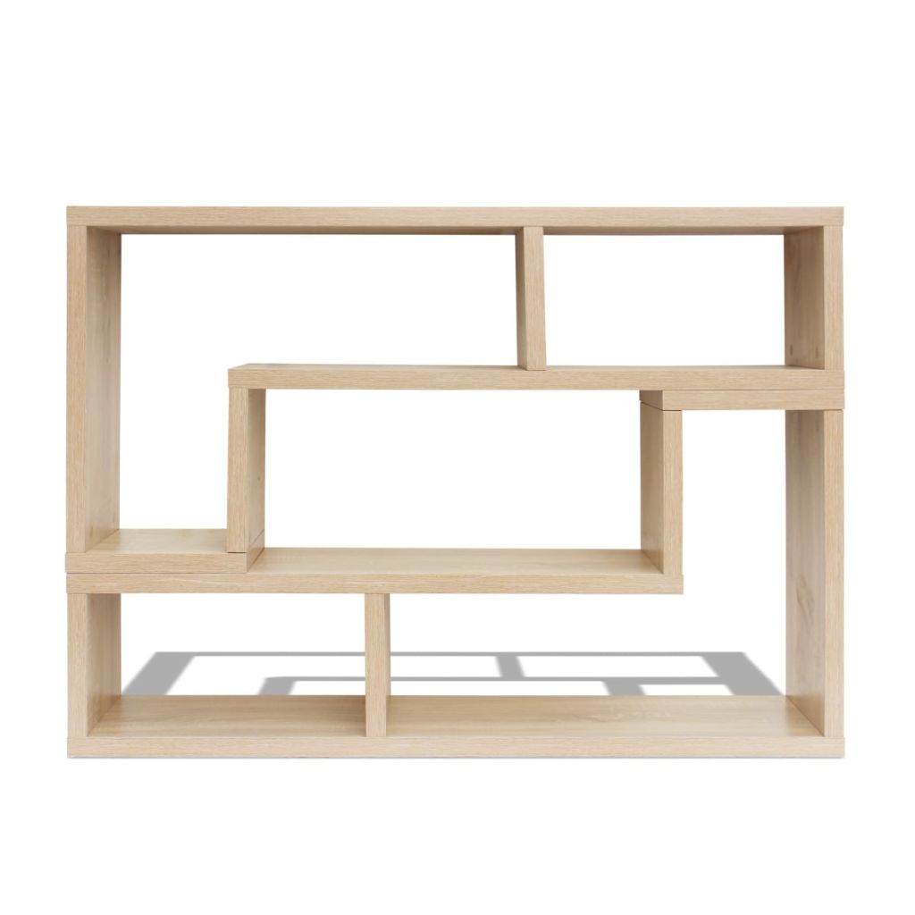 TV Cabinet Double L-Shaped Oak