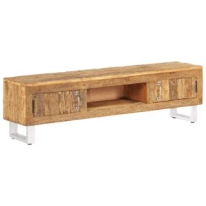TV Stand Solid Reclaimed Sleeper Wood 140x30x40 cm