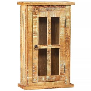 Wall Cabinet Solid Reclaimed Wood 44x21x72 cm