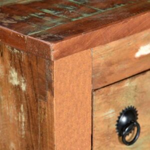 Wine Rack for 9 Bottles Solid Reclaimed Wood