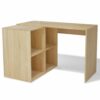 Writing Desk with Bookshelf 117x92x75.5 cm Oak