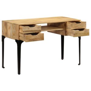 Writing Table Solid Mango Wood 120x50x76 cm
