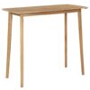 5 Piece Outdoor Dining Set Solid Acacia Wood