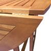 7 Piece Folding Outdoor Dining Set Solid Acacia Wood