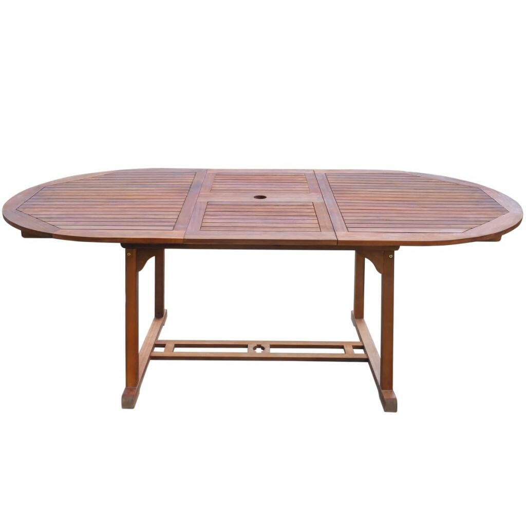 7 Piece Outdoor Dining Set Solid Acacia Wood