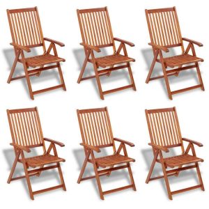 7 Piece Outdoor Dining Set Solid Acacia Wood