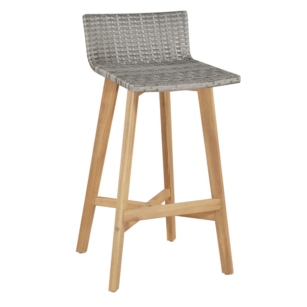 7 Piece Outdoor Dining Set Solid Acacia Wood
