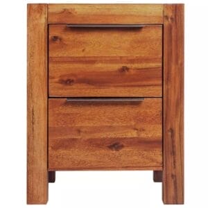 Acacia Wood Bedside Tables