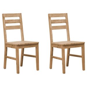 Acacia Wood Dining Chairs