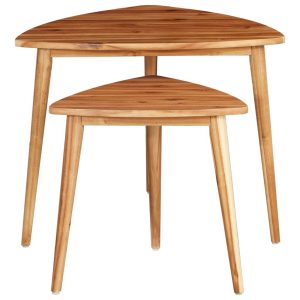 Acacia Wood Nest Of Tables