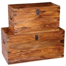Sheesham Wood Storage Trunks