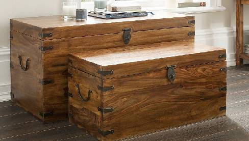 Ganga Sheesham Trunk Storage Chests