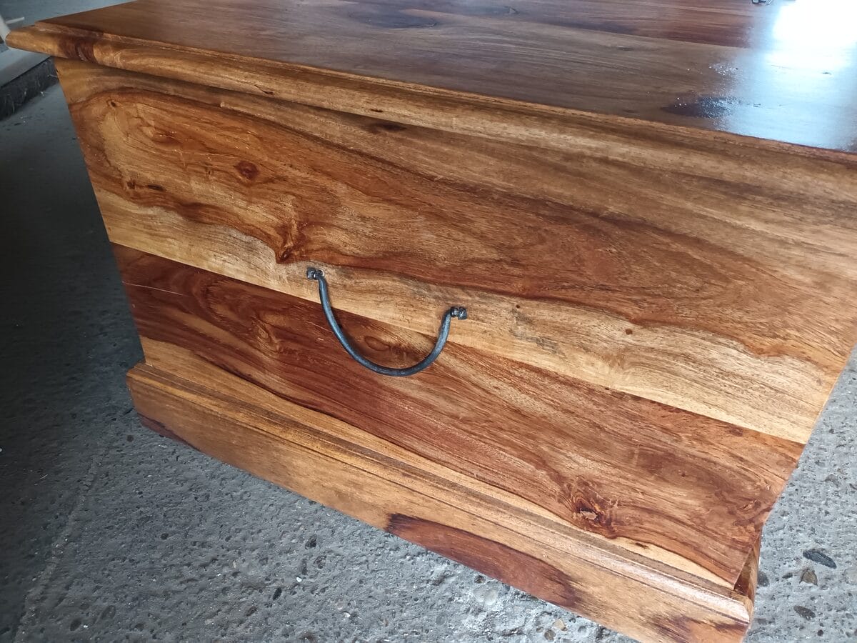 Jali Sheesham Trunk Chest Coffee Table