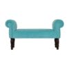 Aqua Velvet Bench 35x101x53cm-IN1418