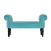 Aqua Velvet Bench 35x101x53cm-IN1418