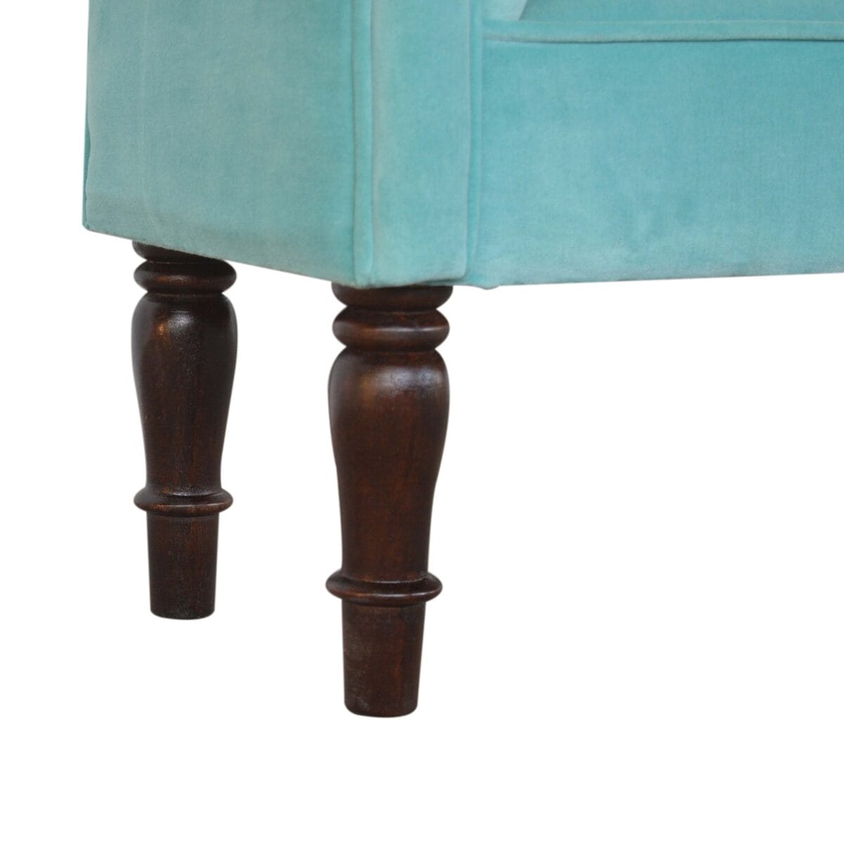 Aqua Velvet Bench 35x101x53cm