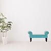 Aqua Velvet Bench 35x101x53cm