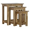 ASB307 - Solid Wood Set of 3 Nesting Tables-ASB307