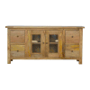 Artisan Granary Royale 2 Door Corner TV Cabinet Solid Mango Wood