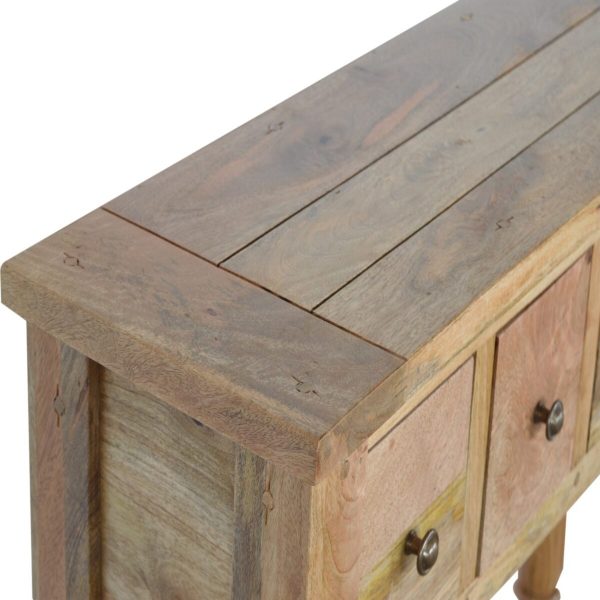 Granary Royale 4 Drawer Console Table 30x100x90cm