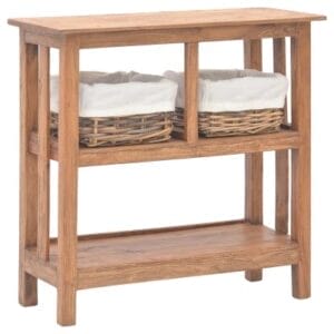 Console Table Solid Reclaimed Wood 69x28x70 cm