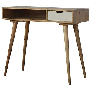 IN023 - Writing Desk with Hand Painted Drawer-